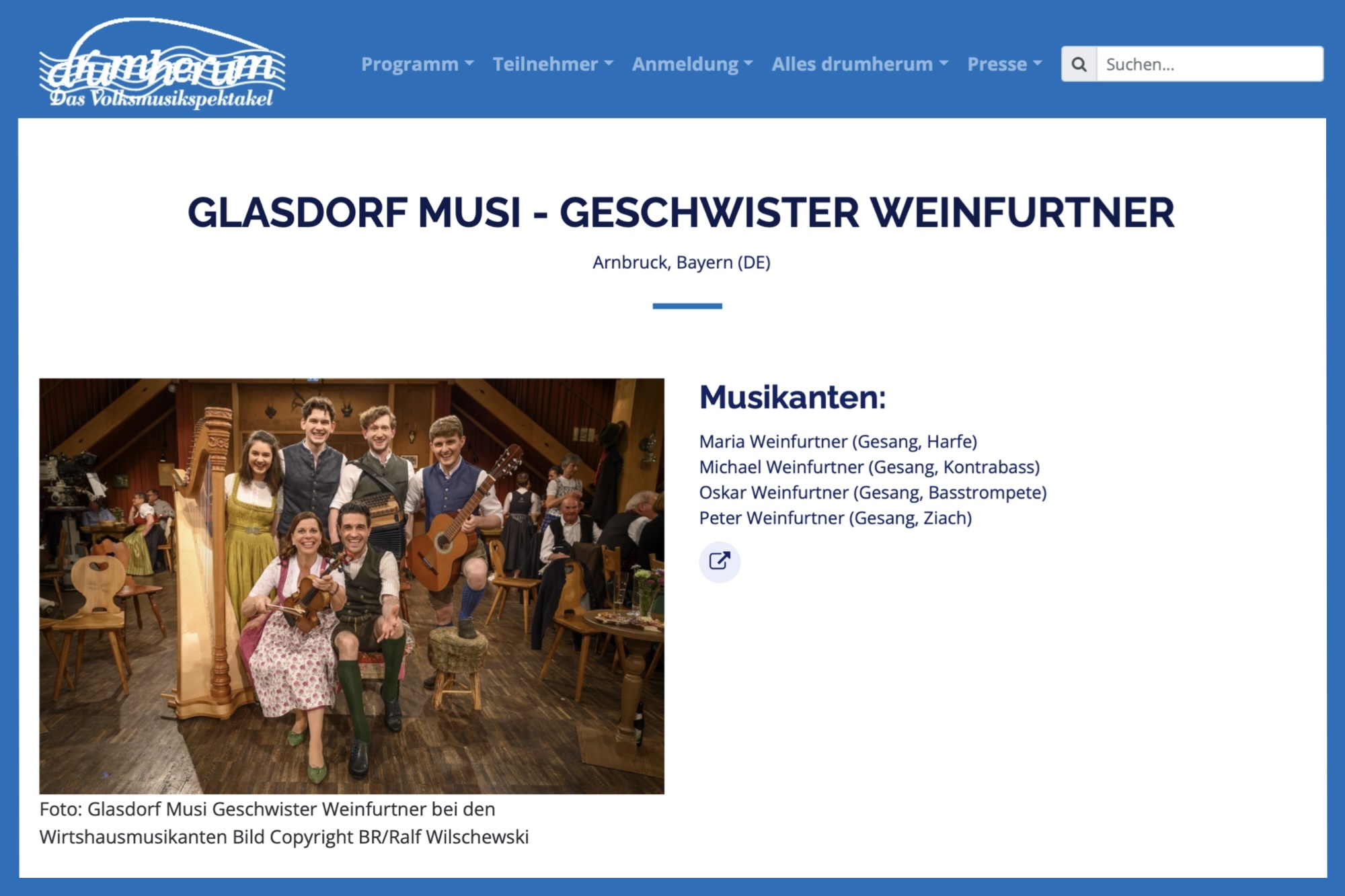 Glasdorf Musi Geschwister Weinfurtner beim Drumherum 2024 in Regen